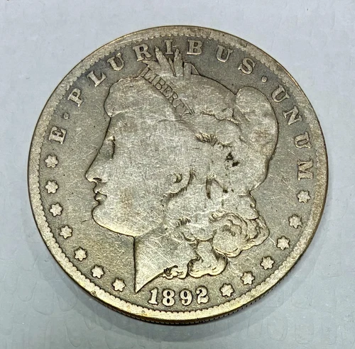 1892-S Morgan Silver Dollar, Good Details, Cleaned, Better Date!