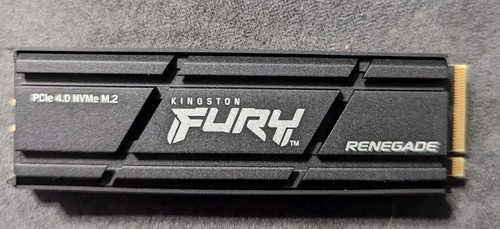 Kingston Fury Renegade 1TB PCIe Gen 4.0 NVMe M.2 Internal Gaming SSD PS5 Pro