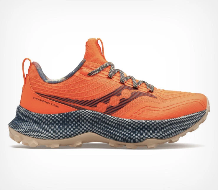 Trail shoes Saucony Endorphin Trail mens orange size 12.5 (S20647-65) new
