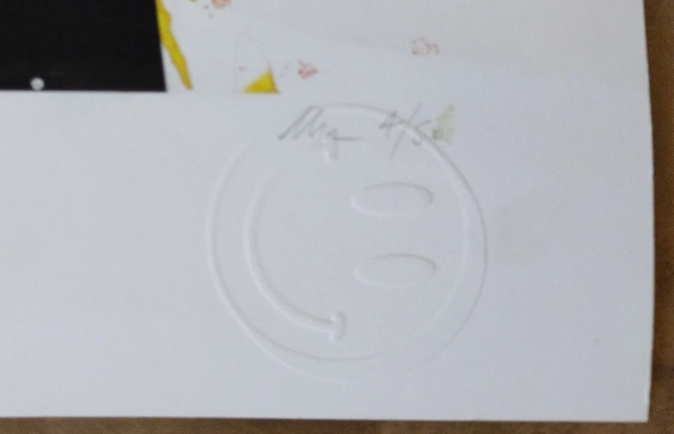 Artista británico Chris Boyle edición limitada firmado fuera de existencia giclee impresión artística Amy Winehouse #4/50 Foto 3 de 4