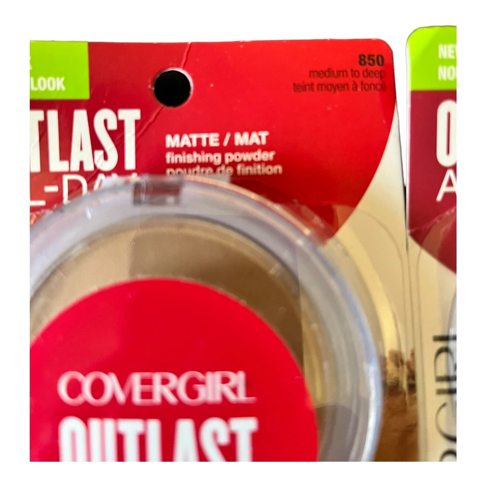 Lot of 2 CoverGirl Outlast All-Day Matte Finishing Powder 850 Medium to Deep - Image 3 of 4