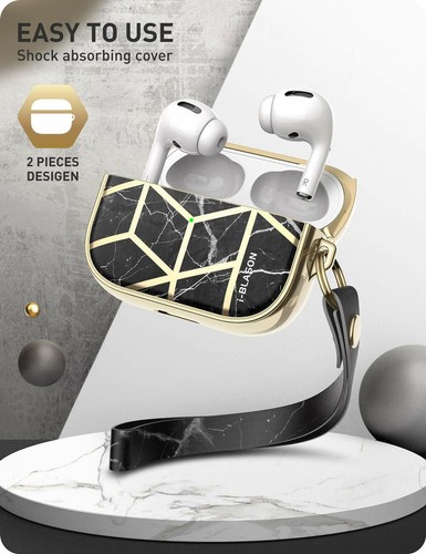 i-Blason für Apple AirPods Pro, 360° Schutzhülle Stylisch AirPods Case Cover 2019 - Bild 1 von 28