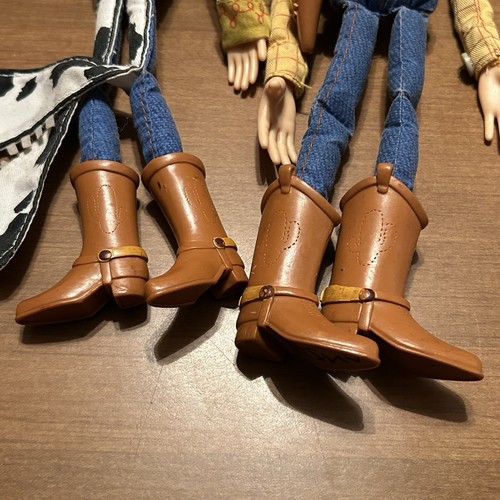 Disney Toy Story 2002 Woody Jessie Pull String Dolls Woody Missing Cord - Picture 5 of 10