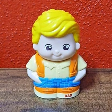 Fisher Price VTech Go Go Smart Friends Figure 3” Tall DAD Chunky Blonde Hair