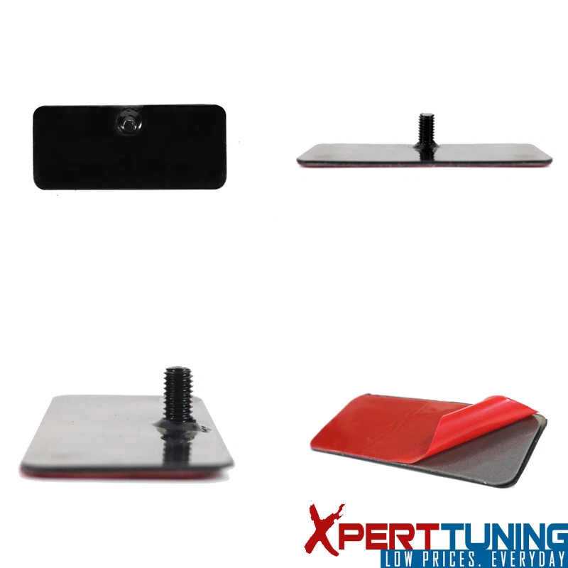 Upgraded Universal Rear Window Louver Installation Hardware (Steel Brackets) Foto 2 de 3