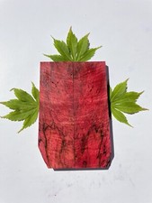 Book Matched Stabilized Spalted Maple Knife Scales Pistol Grips NEW COLOR SERIES