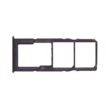 SIM Micro SD Card Tray Dual for Samsung Galaxy A51 Purple Replacement Repair