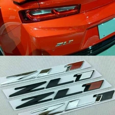 1X BRAND NEW ZL1 ZL 1 trunk Badge Emblem Rear Hood Nameplate Sticker For CHEVY 