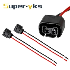 Wire Pigtail Female PS24W 5202 H16 Two Harness Fog Light Bulb Connector Plug Fit