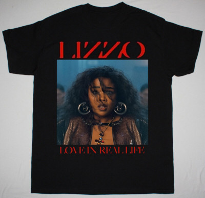 NEW Lizzo   Love In Real Life Black All Size Unisex T-Shirt PP364