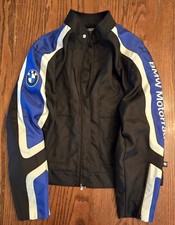 Chaqueta de motocicleta BMW Motorrad para hombre L negra almohadillas blindadas para el hombro con codo de carreras