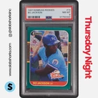 1987 DONRUSS THE ROOKIES #14 BO JACKSON RC ROOKIE PSA 8