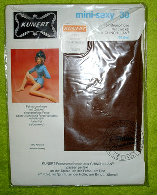 Kunert *VINTAGE * mini-sexy 30 * Strumpfhose Gr. M / II * 40 - 42 * Farbe safari