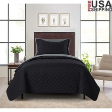 Reversible Quilt Set W/ Sheets Cozy All-Season Bedding Bed in a Bag 5 Piece New