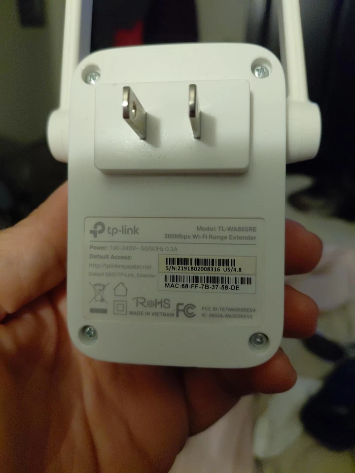 TP-Link N300 WiFi Extender Signal Booster for Home RE105 (TL WA855RE) - Image 2 of 4