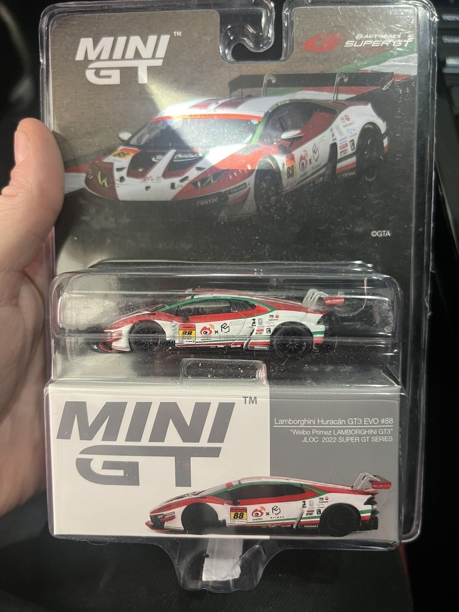 Mini GT 572 Lamborghini Huracan GT3 EVO #88 JLOC Super GT Series 1
