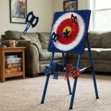 Axe Throwing Game for Backyard,16 Throwing Axes Stars,Outdoor Games