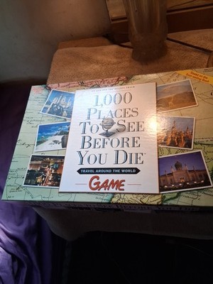 1000 Places to See Before You Die Family Board Game 2005 University Games