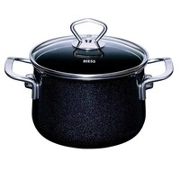 Riess Fleischtopf Black Magic Mit Glasdeckel Ø16Cm 2 Liter Emaille Nouvelle Ext