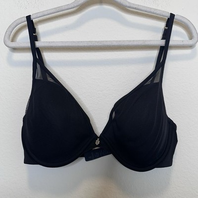 Third Love 24/7 Classic Uplift Plunge Bra Size 32D 1/2 Black Underwire ThirdLove