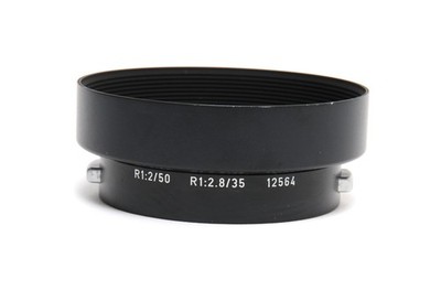 @ Leica Leitz Wetzlar Lens Shade Hood 12564 mint condition f. Leica R 2/50 and 2
