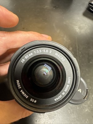SIGMA Aspherical 28 80mm f/1:3.5 5.6 II MACRO ZOOM Lens