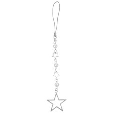 Cute Phone Charm with Star Design Durable Alloy Phone Strap for Decoration