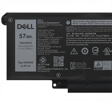 Genuine Dell WW8N8 57Wh Battery For Dell Latitude 7340 7350 7440 7450 7640 7650