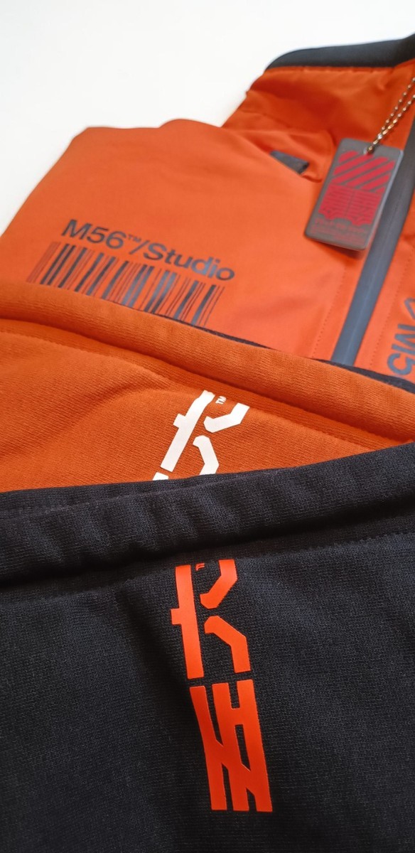 MACHINE56™ M56®B/TYPE-EQ01R x EQUILIBRIUM ORANGE BOMBER JACKET