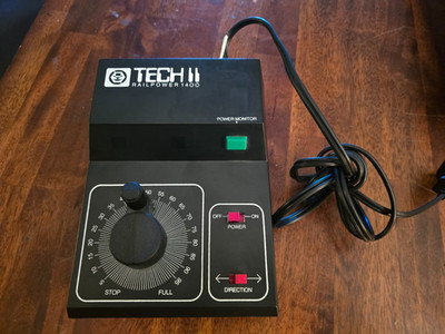 MRC HO Tech II Rail Power 1400 DC Transformer. Tested And Works!