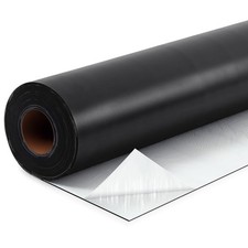 Pushglossy EPDM Rubber Roofing Membrane 39inx20ft Self Adhesive