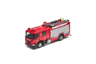 MASDI 1:64 Compressed air foam fire truck Diecast Model Car