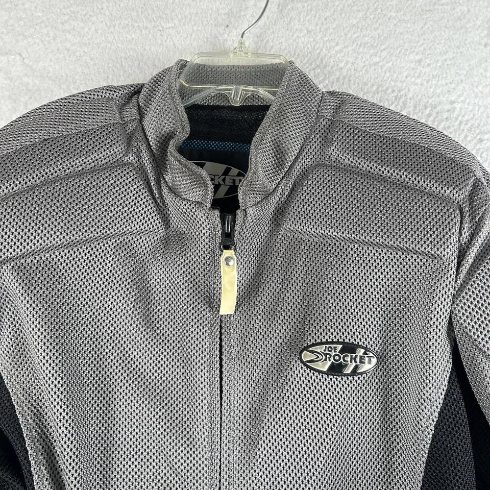 Joe Rocket Ballistic Series Jacket Mens Large Gray Black Mesh Motorcycle Riding - Image 3 of 4