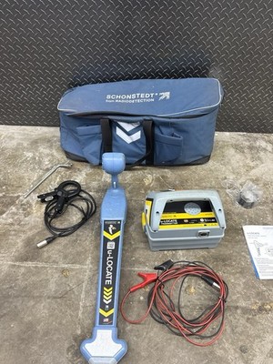 Schonstedt Radiodetection U-LOCATE 82kHz Pipe Cable Locator Tx Rx Kit Case