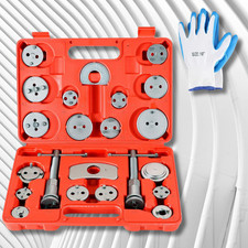 Universal 24 Pcs New Brake Caliper Piston Disc Rewind Back Tool Set Pads Pro