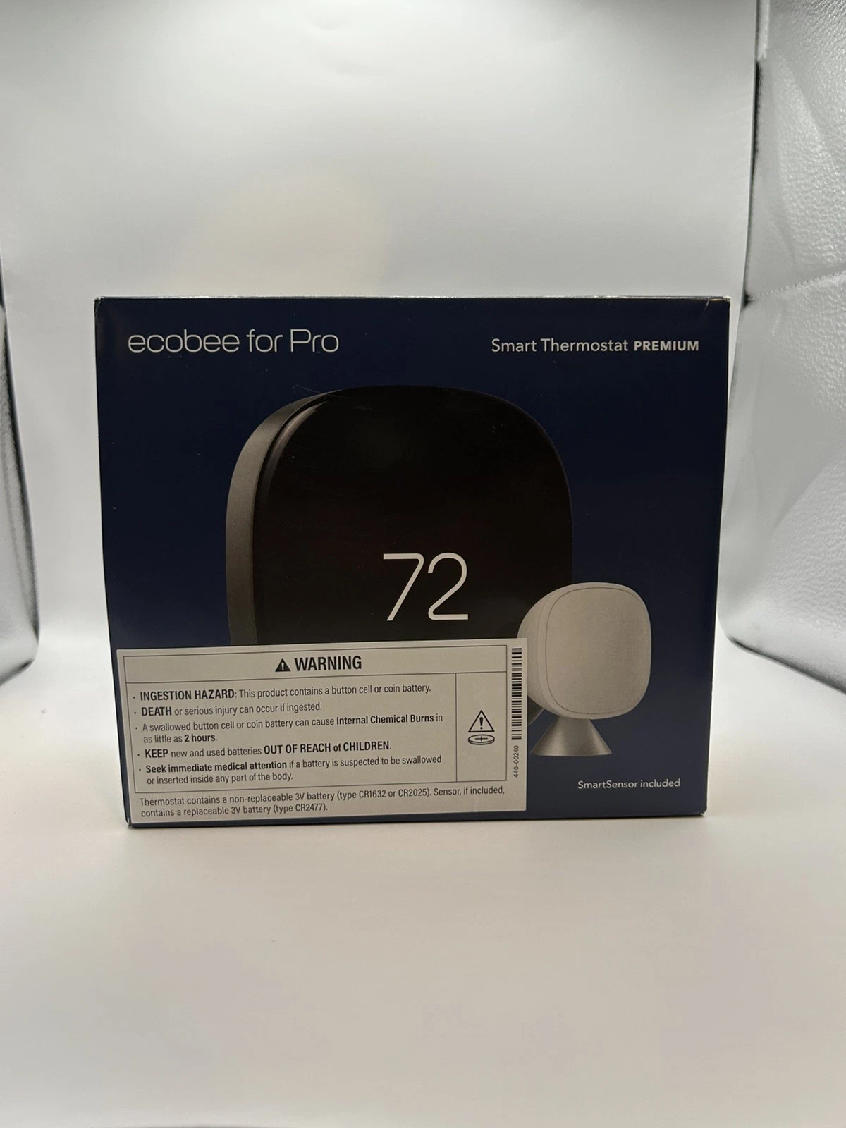 Ecobee for Pro Smart Thermostat PREMIUM With SmartSensor Included New Open Box