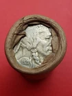 1921 BUFFALO NICKEL HEAD SAN FRANCISCO MINT TAILS COIN BofA BANKROLLED HALF ROLL