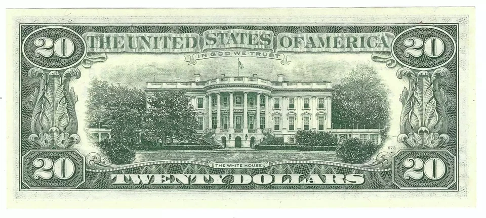 1977 $20 Small Size Federal Reserve Note - Image 2 of 2