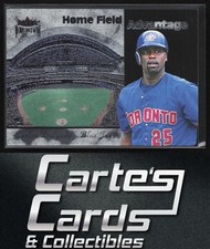 Carlos Delgado 2001 Fleer Premium #4HA Home Field Advantage Toronto Blue Jays