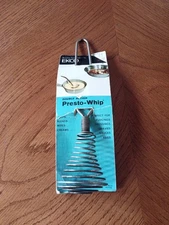 Vtg Ekco French Spring Coil Whip Whisk Wire Beater mixes, Creams, Blend, Whip