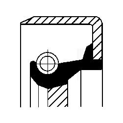 New Shaft Seal, crankshaft for FIAT FSO SEAT:127,UNO,127P,FURA,PANDA 4146912