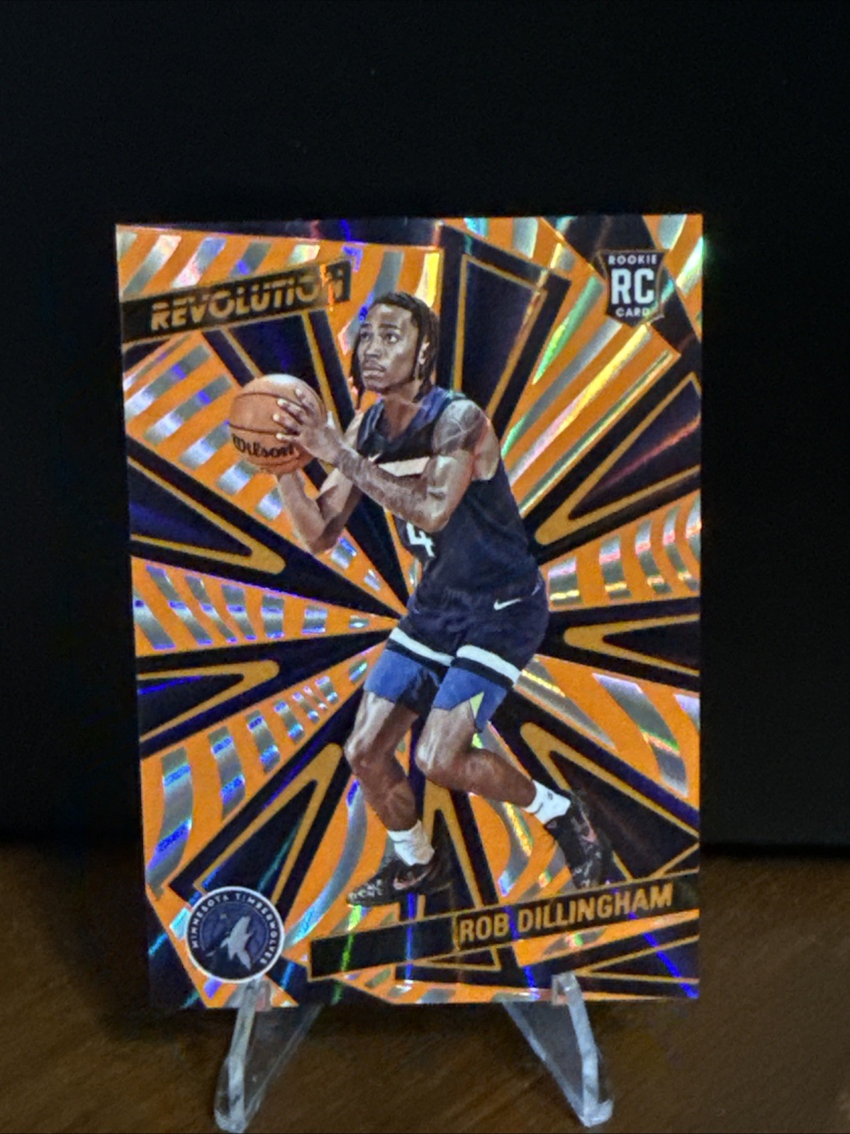 2024-25 Panini Revolution - Rookies Robert Dillingham #105 Sunburst /75 (RC)