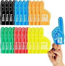 Okuna Outpost Mini Foam Fingers - Vibrant Colors for Football Party Multi 