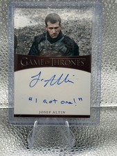 Game of Thrones Josef Altin Pypar Inscription Auto