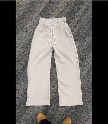 Y2K Men Joggers Gothic Trendy Double Waist Unisex Cotton Sweatpants Hip Hop Amer