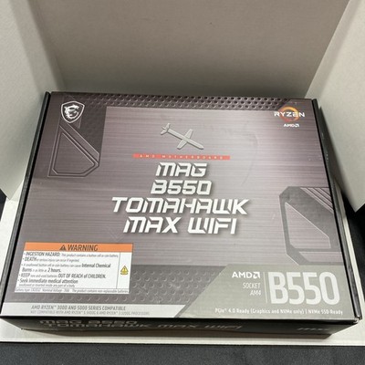MSI MAG B550 TOMAHAWK MAX WIFI AM4 AMD Motherboard