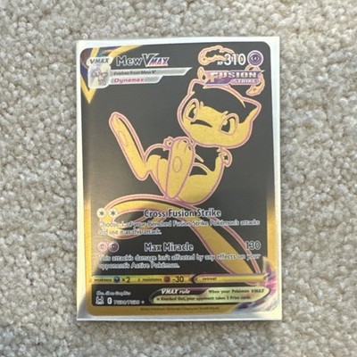 Pokémon Mew VMAX Fusion Strike Full Art Foil Ultra Rare TG30/TG30 Card