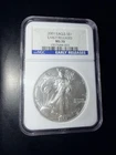2007 $1 1oz American Silver Eagle MS70 NGC 1557684-001 Early Releases Top Pop