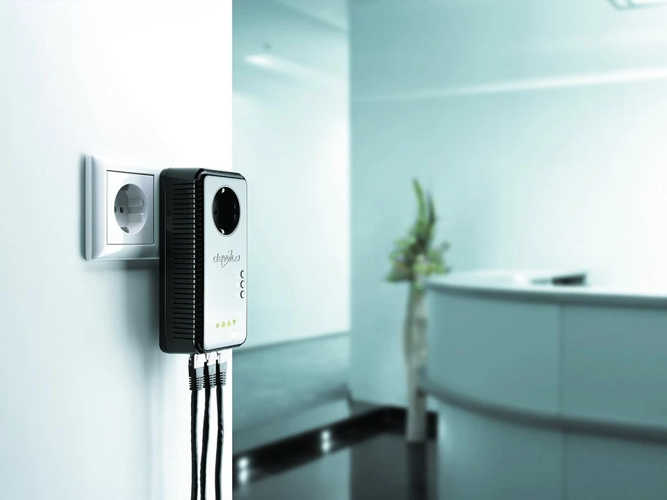 devolo dLAN pro 500 Wireless+ Powerline Adapter Wifi WLAN LAN Netzwerkadapter - Bild 4 von 4