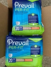 Prevail Per Fit Daily Underwear XL 20 Per Pack 4 Pack Per Order Total Of 80